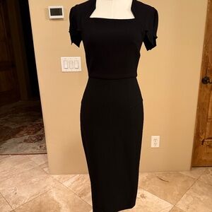 Roland Mouret Black Sheath Dress
